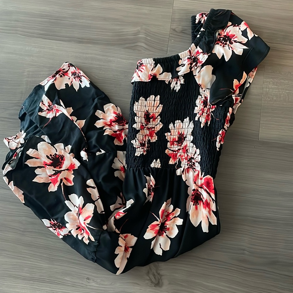 XL Maurice’s red/pink floral short sleeve dress